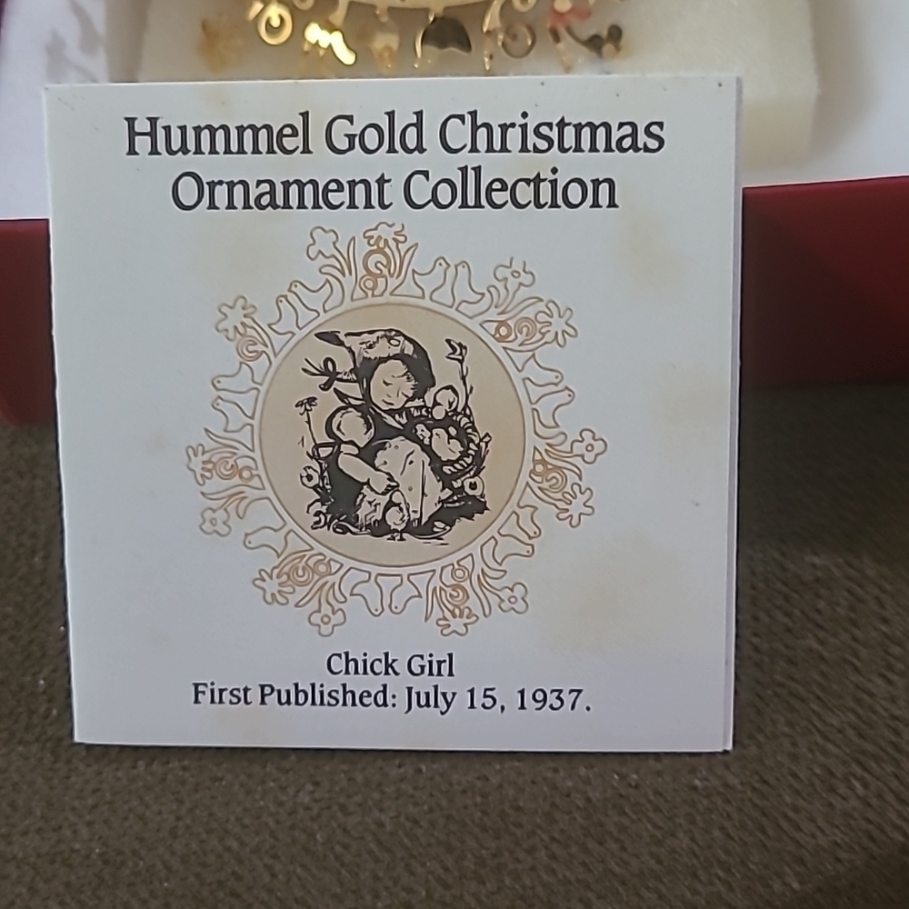 Hummel Gold Christmas Ormaments Collection Bundled - Picture 9 of 10
